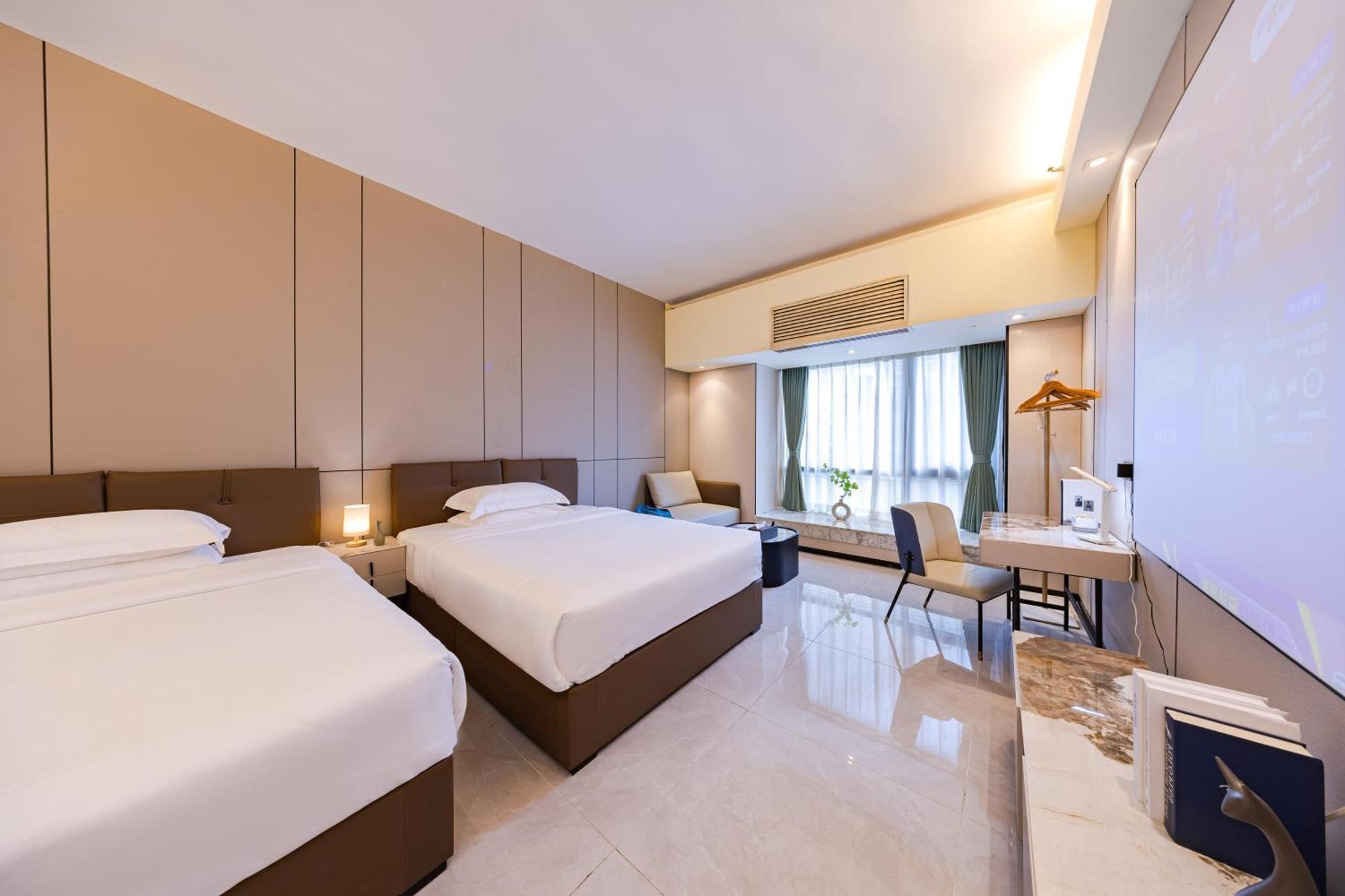 Yu Manju High-Floor Huge-Screen Audiovisual Hotel-Guangzhou Tower Zhujiang New Town Sports West Road Branch Kültér fotó