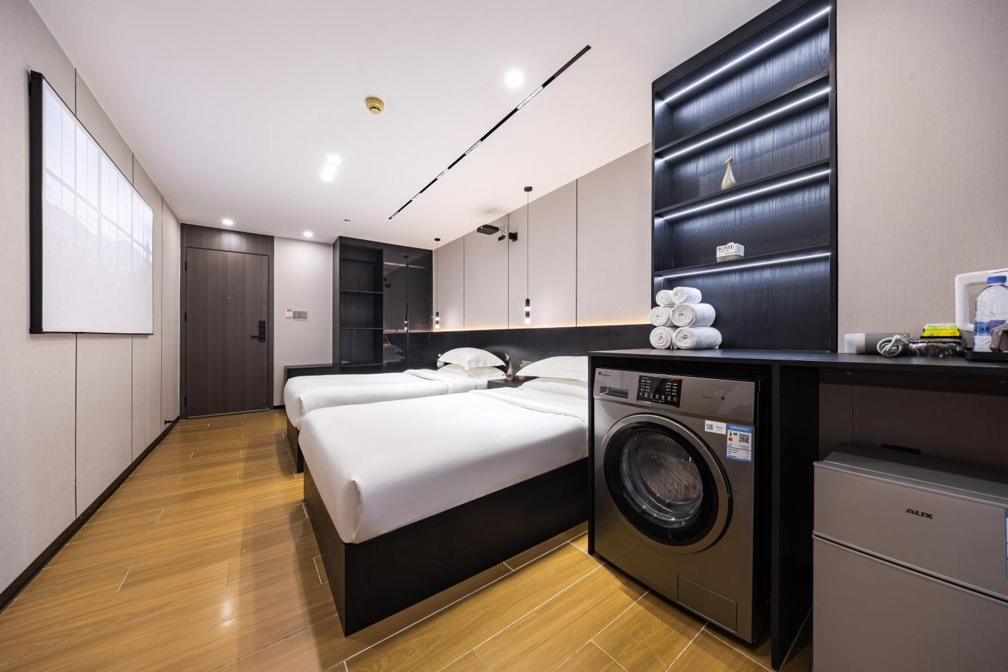 Yu Manju High-Floor Huge-Screen Audiovisual Hotel-Guangzhou Tower Zhujiang New Town Sports West Road Branch Kültér fotó