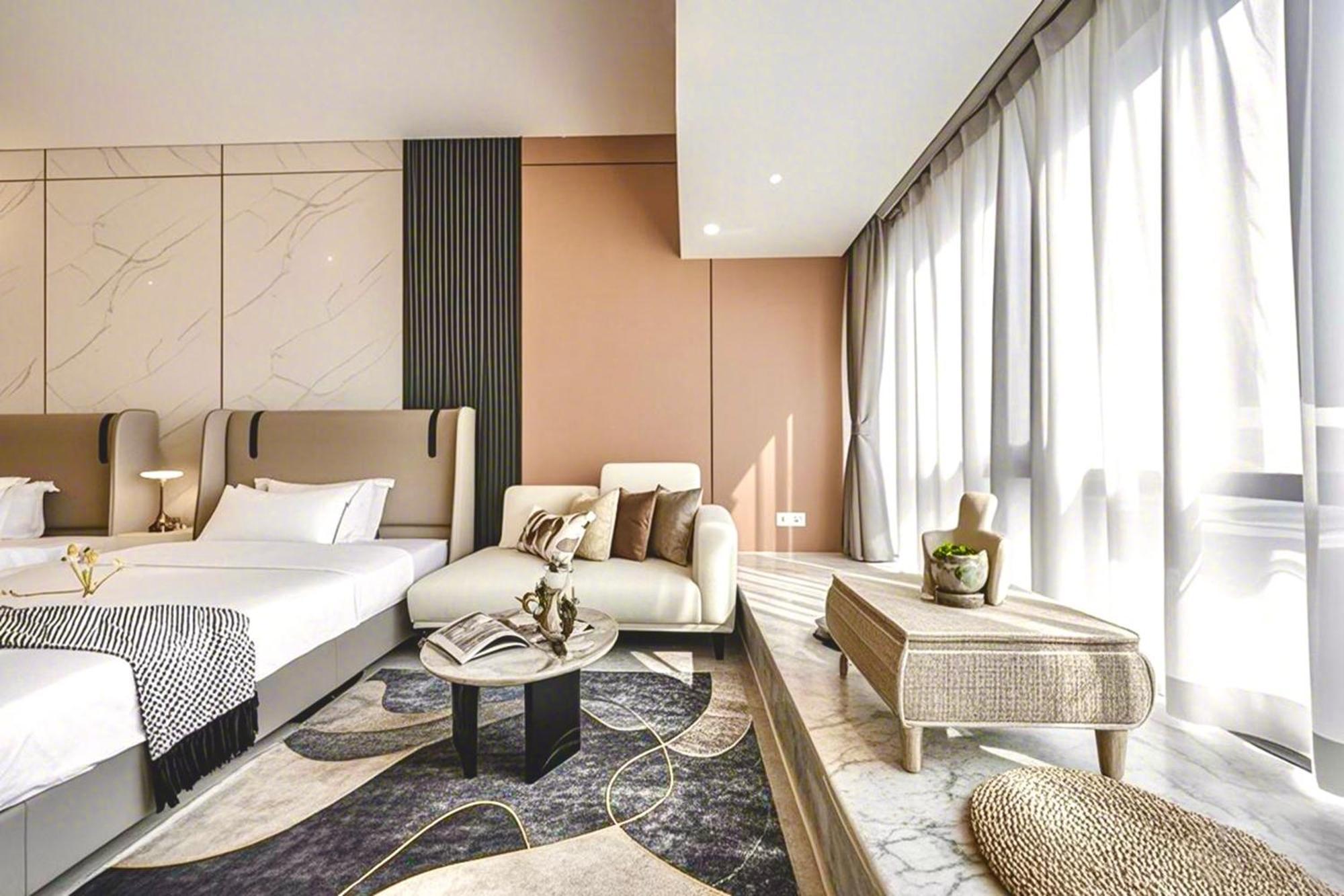 Yu Manju High-Floor Huge-Screen Audiovisual Hotel-Guangzhou Tower Zhujiang New Town Sports West Road Branch Kültér fotó
